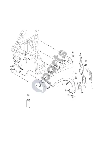 Volkswagen ID. Buzz (2022–) Sparnas – schema