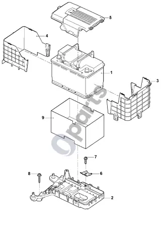 Volkswagen Jetta USA (2019–) Akumuliatorius – schema