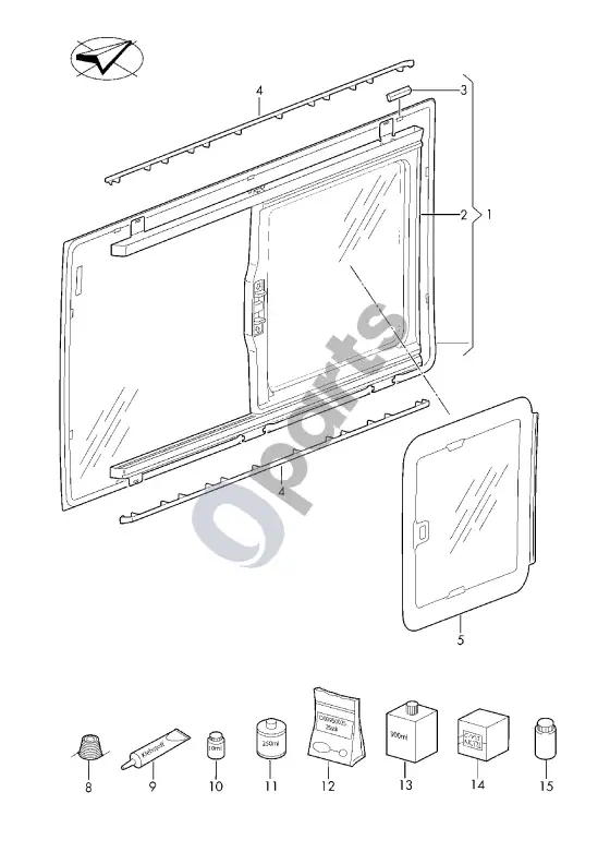 Volkswagen Multivan T6 stumdomas langas – schema