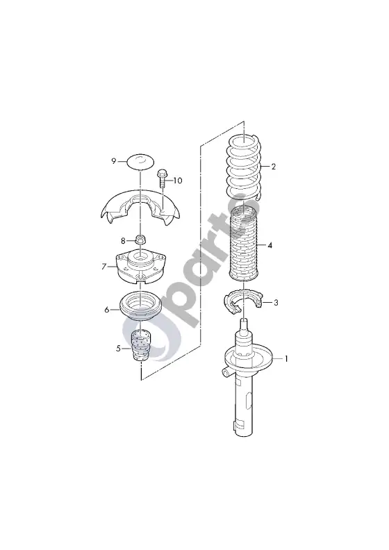 Volkswagen Passat B8 pakaba – schema