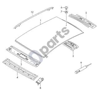 Volkswagen Up (2011–) Stogas – schema