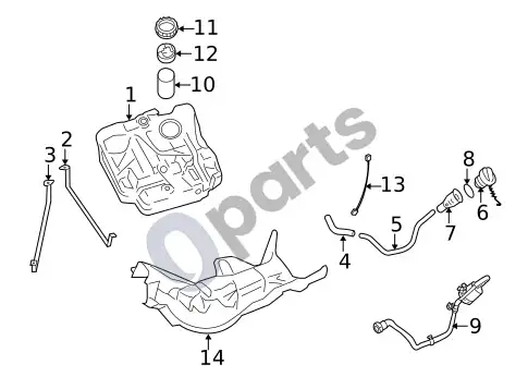 Volvo S40 laidai, kabeliai ir susiję komponentai (2008 T5) – schema