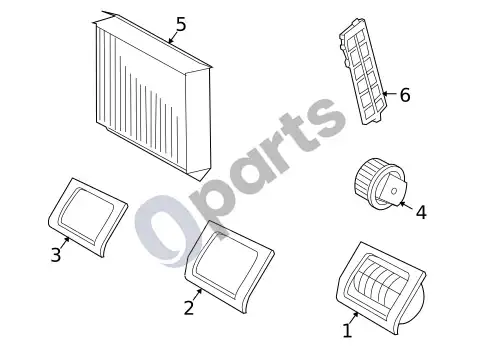 Volvo S40 filtrai – schema