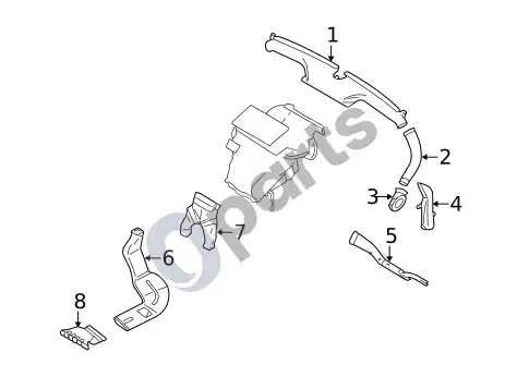Volvo S40 kanalai – schema