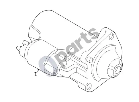 Volvo S40 starteris – schema