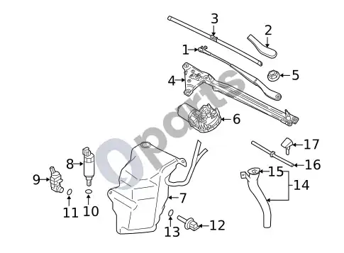 Volvo S40 valytuvai – schema