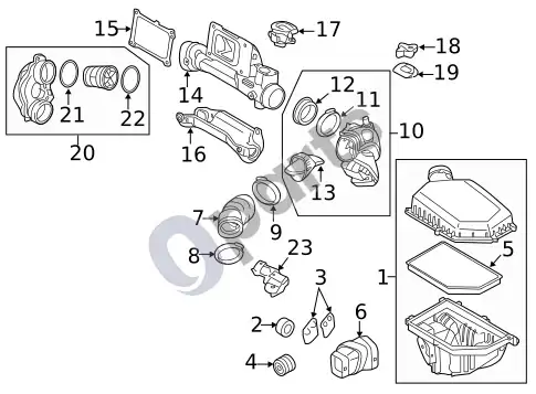 Volvo S60 jutikliai – schema