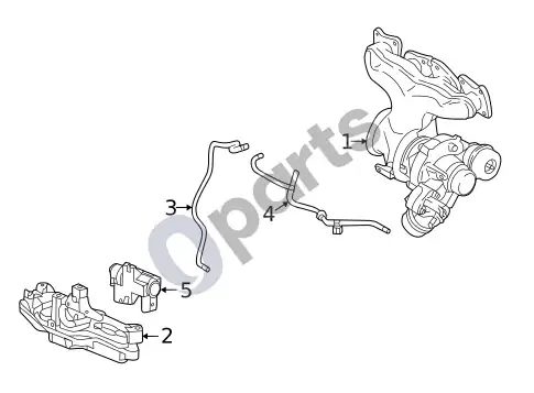 Volvo S60 turbokompresorius – schema