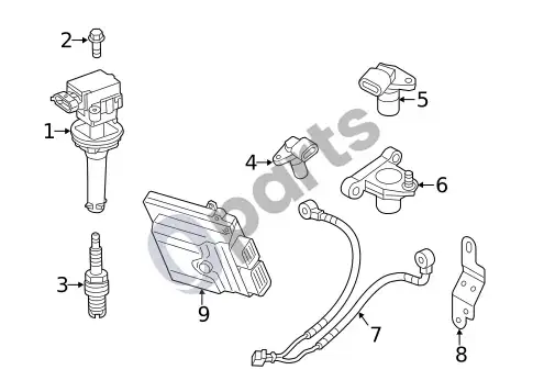 Volvo S60 valdymo blokai – schema
