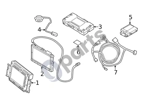 Volvo S60 valdymo blokai – schema