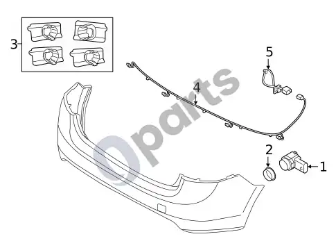 Volvo S60 elektros komponentai – schema