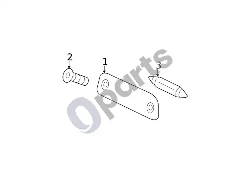 Volvo S60 numerio apšvietimo žibintai – schema