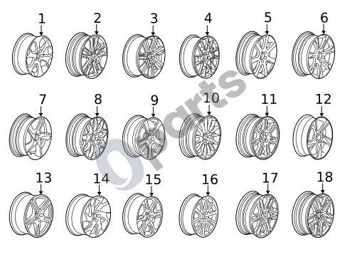 Volvo S60 ratai (1) – schema