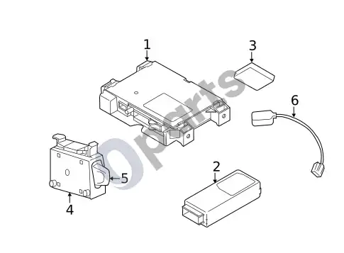 Volvo S60 elektronika ir žaislai – schema