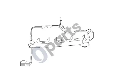 Volvo S60 stovėjimo žibintai – schema