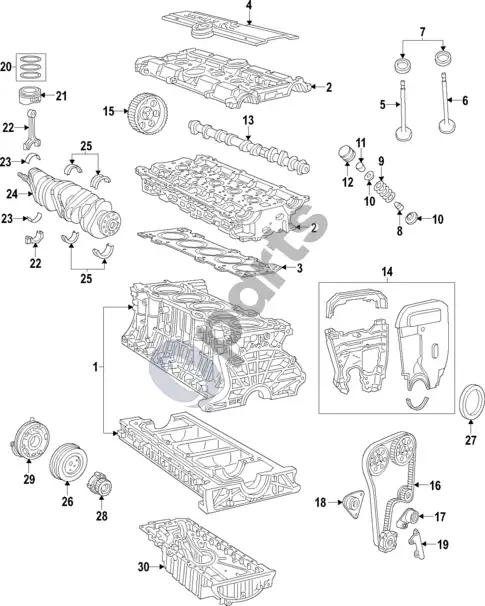 Volvo S60 tvirtinimai – schema