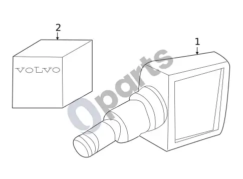 Volvo S60 jutikliai – schema