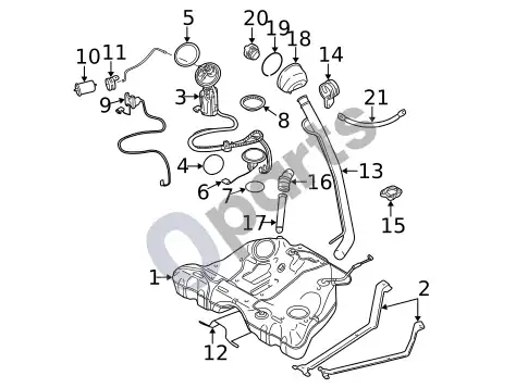 Volvo S60 filtrai (2005 2 4) – schema