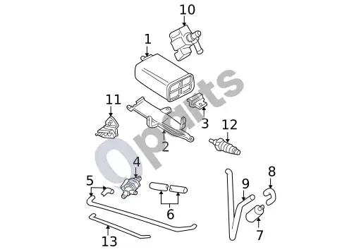 Volvo S60 jutikliai (1, 2005 2 4) – schema