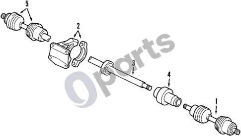 Volvo S60 pusašiai ir šarnyrai (2005 2 5T) – schema