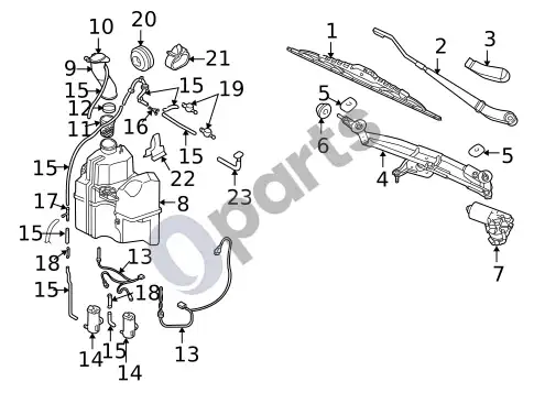 Volvo S60 valytuvai (1) – schema