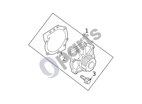 Volvo S60 vandens siurblys (1) – schema