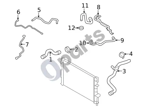Volvo XC60 žarnos ir vamzdeliai (2014 3 2) – schema