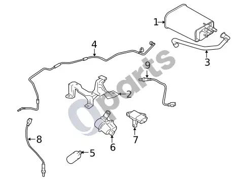 Volvo XC60 jutikliai (1, 2014 T6) – schema