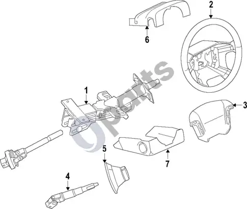 Volvo XC60 vairas (2014 T6) – schema