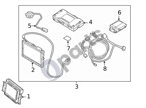 Volvo XC60 valdymo blokai – schema
