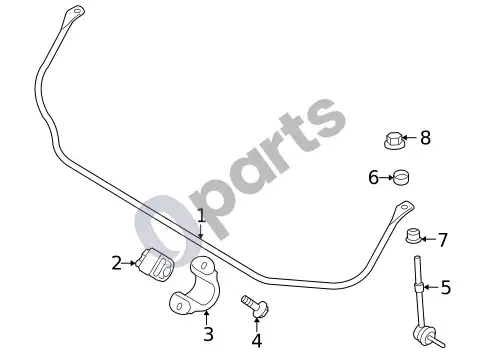 Volvo XC60 įvorės (1) – schema