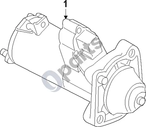 Volvo XC60 starteris (1) – schema
