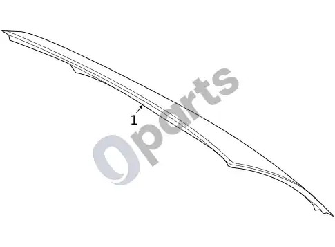 Volvo XC60 stiklas – galinės kėlimo durys – schema