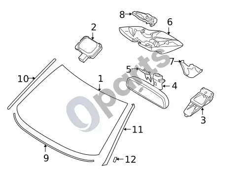 Volvo XC60 jutikliai – schema
