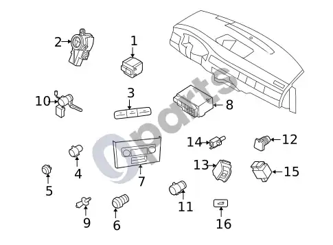 Volvo XC60 stoglangis (1) – schema