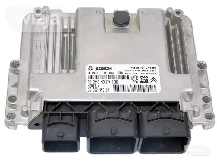 ECU PEUGEOT CITROEN 207 C4 9666235880 0261201863