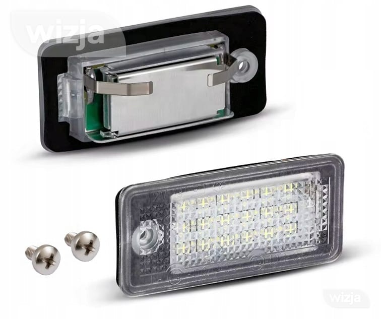 VALSTYBINIO NUMERIO APŠVIETIMO LED LEMPUTĖS AUDI A3 8P A4 B6 B7 A6 C6 7