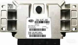 KOMPIUTERIS ECU PEUGEOT 1.4 IAW6LPC.105 9663380880 9654596080 – nuotrauka 1