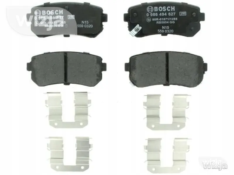 BOSCH Stabdžių kaladėlių komplektas 0 986 494 627