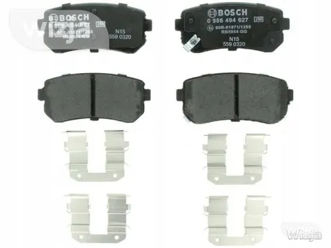 BOSCH Stabdžių kaladėlių komplektas 0 986 494 627