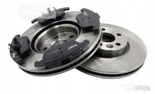 Stabdžių diskų ir kaladėlių komplektas x2 priekis Ford Galaxy S-Max Volvo S60 S80 V60 V70 001003x2 – nuotrauka 1