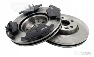 Stabdžių diskų ir kaladėlių komplektas x2 priekis Ford Galaxy S-Max Volvo S60 S80 V60 V70