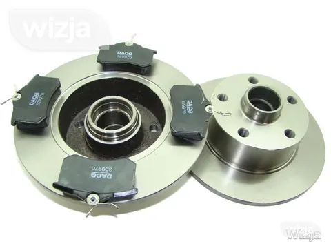 Stabdžių diskai x2 + kaladėlės AUDI A4 B5 galas 1995-2001