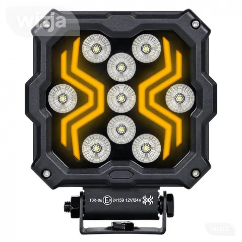 DARBO ŽIBINTAS X-SPIDER 2 9xLED HALOGENINIS PAPILDOMAS PRIEKINIS ŽIBINTAS GALINGAS GABARITINIS