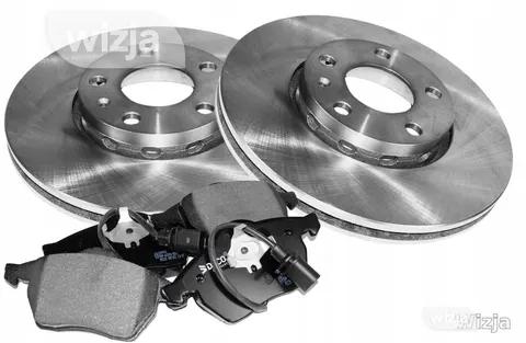 Stabdžių diskų ir kaladėlių komplektas x2 priekis Audi A4 A6 C5 VW Volkswagen Passat B5 FL