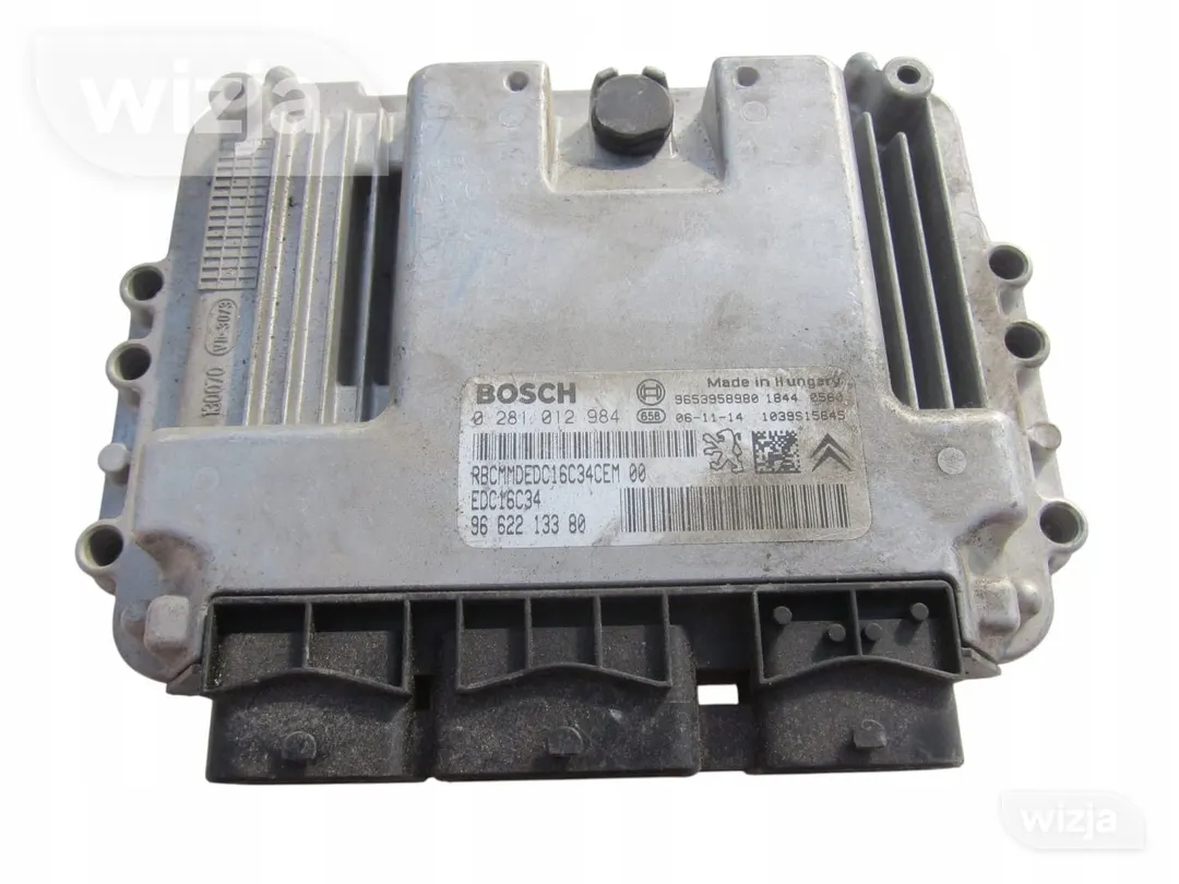 Variklio valdiklis ECU 0281012984 9662213380 PEUGEOT CITROEN