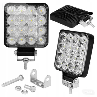 Darbo žibintas LED 48W HALOGENINIS prožektorius 12V 24V 16LED labai galingas AL3944 – nuotrauka 1
