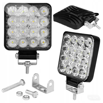 Darbo žibintas LED 48W HALOGENINIS prožektorius 12V 24V 16LED labai galingas