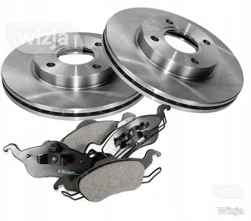 Stabdžių diskai x2 + kaladėlės FORD Focus MK1 Fiesta Fusion KA Mazda 2
