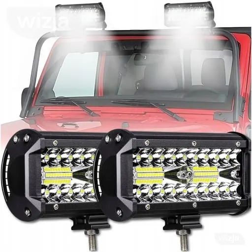 RINKINYS DARBO ŽIBINTAS AUTOMOBILINIS HALOGENINIS QUAD 2x 120W GALINGAS LED IP68